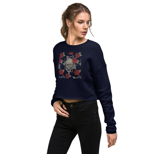 Wild Rose - Crop Sweatshirt