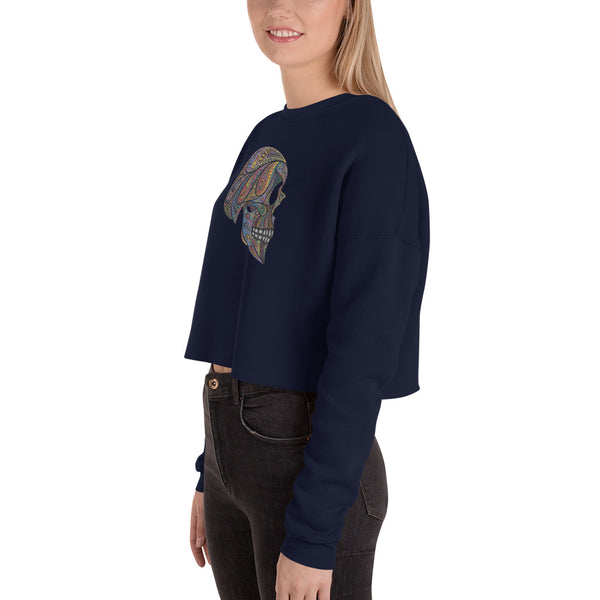 Paisley Haze - Crop Sweatshirt