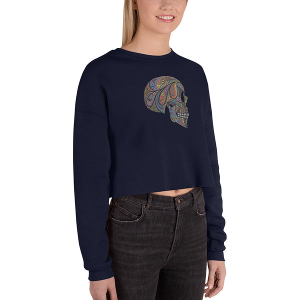 Paisley Haze - Crop Sweatshirt